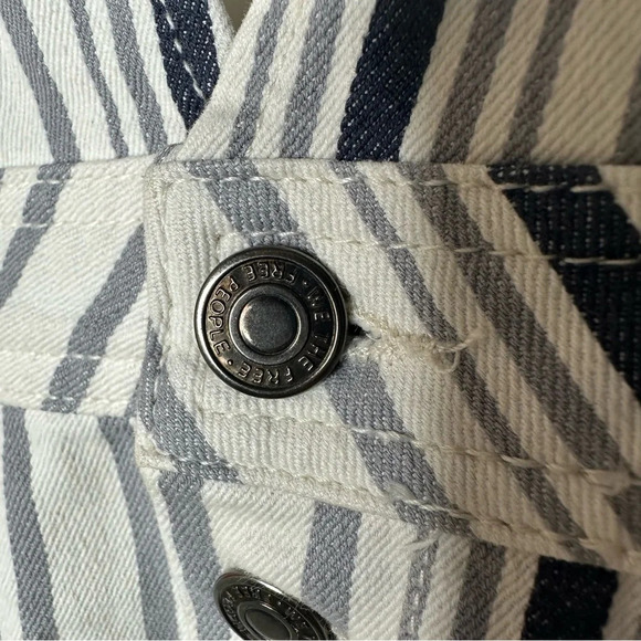 Free People Stripe Old School Love Jumper Size 10 - Picture 5 of 8